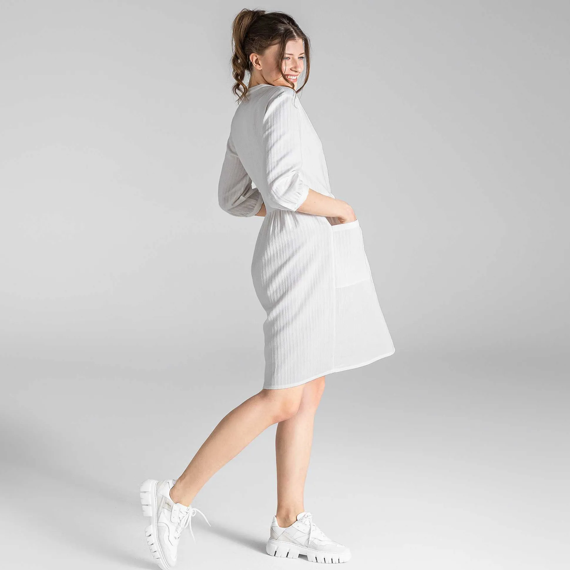 Histoire Vraie De Bloswen | Robe En Crepon