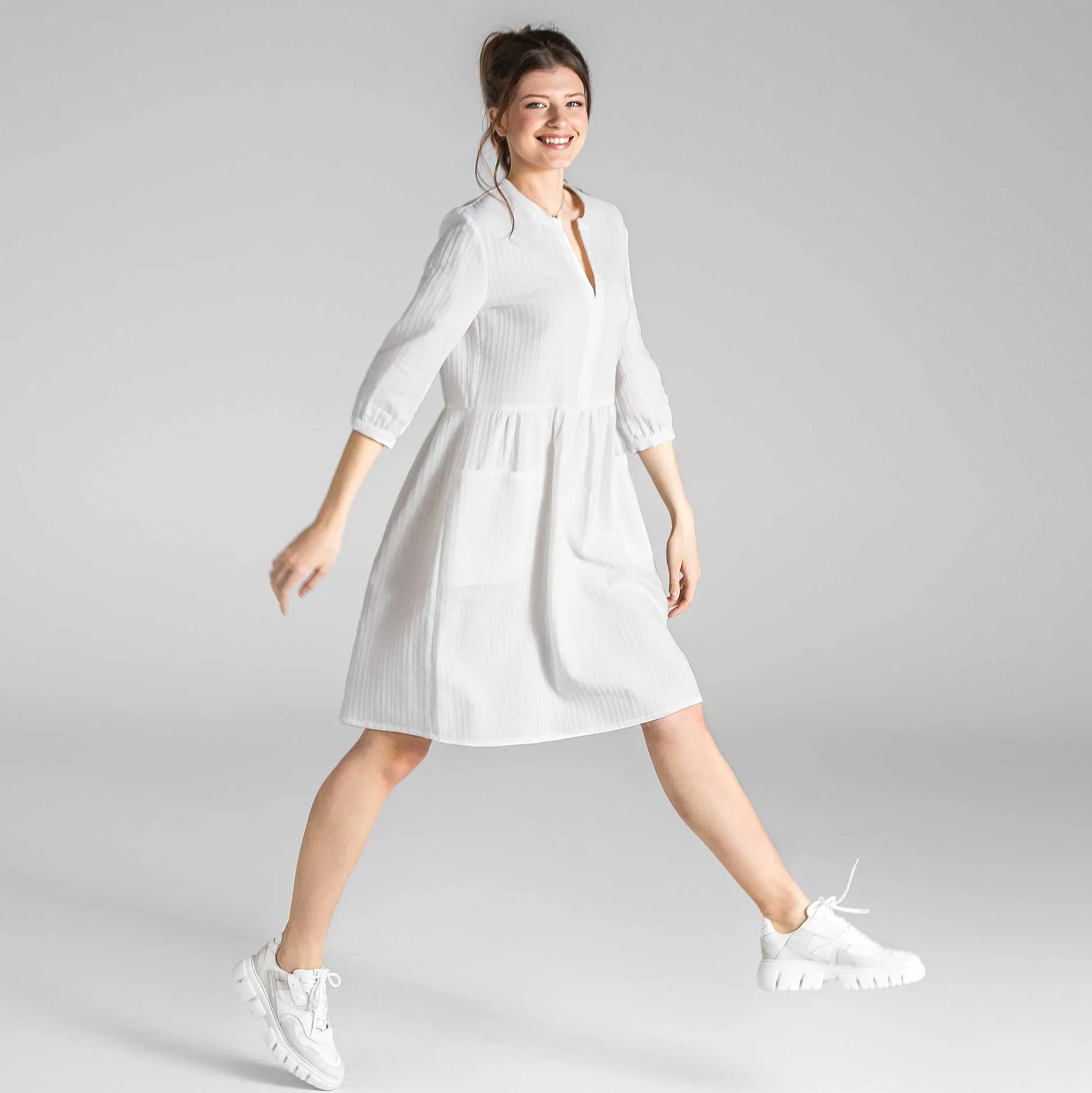 Histoire Vraie De Bloswen | Robe En Crepon